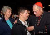 2013 Lourdes Pilgrimage - SUNDAY Cardinal Dolan Presents Malades Medals Pius X (65/71)